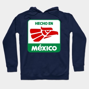 Hecho en Mexico - green white red - clean design Hoodie